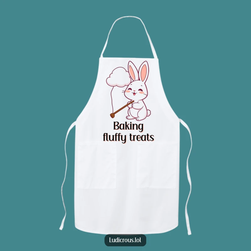 Funny Rabbit Apron - Reach for Fun in the Kitchen!