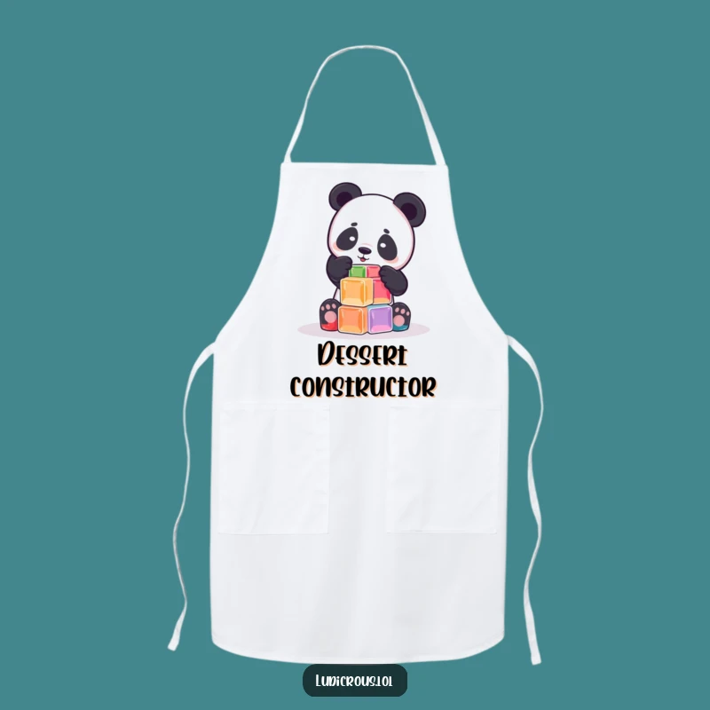 Funny Panda Jell-O Apron: Cook Up Some Wobbly Fun