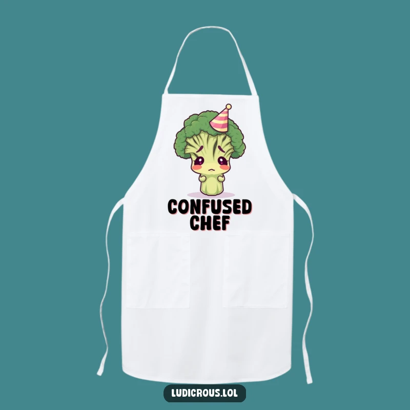 Funny Broccoli Party Apron: Cook with Comedy, Perfect Kitchen Funny Gift