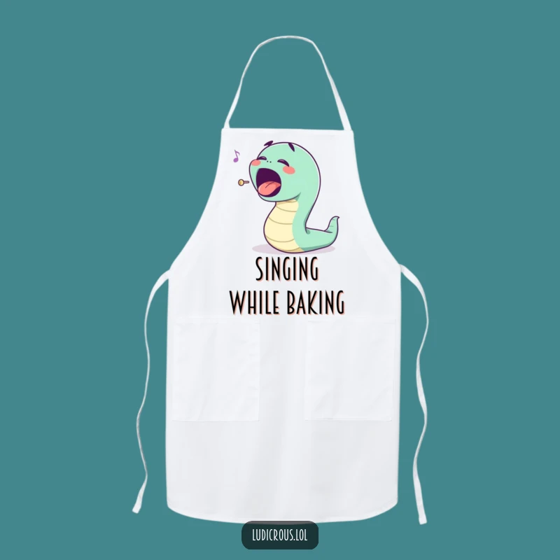 Funny Opera Worm Apron - Kitchen & Stage Funny Gift