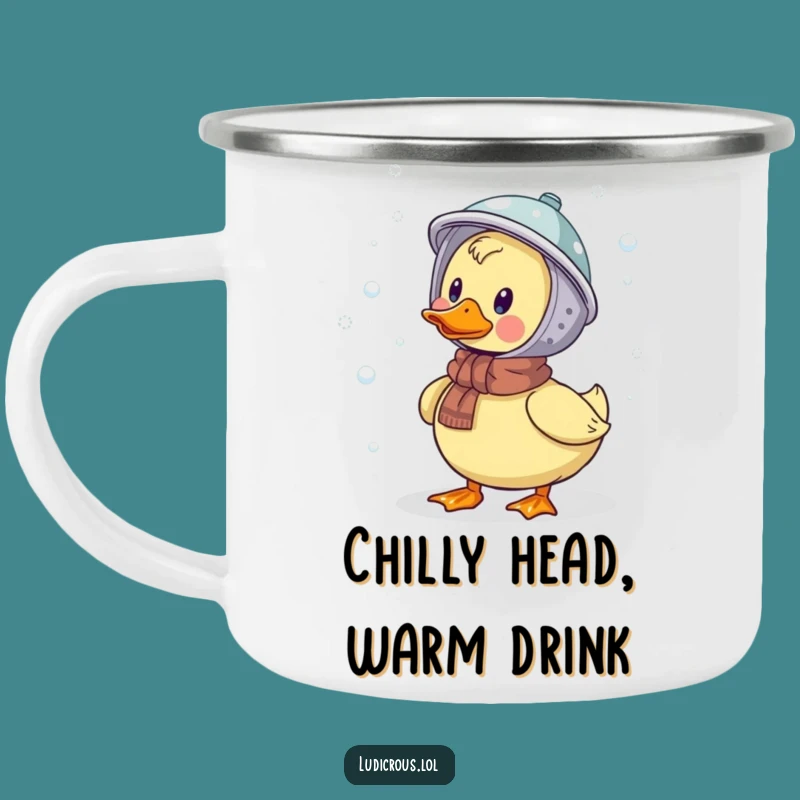 Funny Duck Campfire Mug: Cozy Humor for Outdoor Adventures