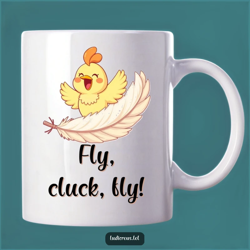 Funny Rubber Chicken Mug: Hilarious Flight of Fancy, Perfect Silly Gift