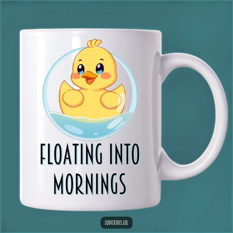 Funny Rubber Ducky Mug - Joyful Bubble Float Gift for Bath Time Fun