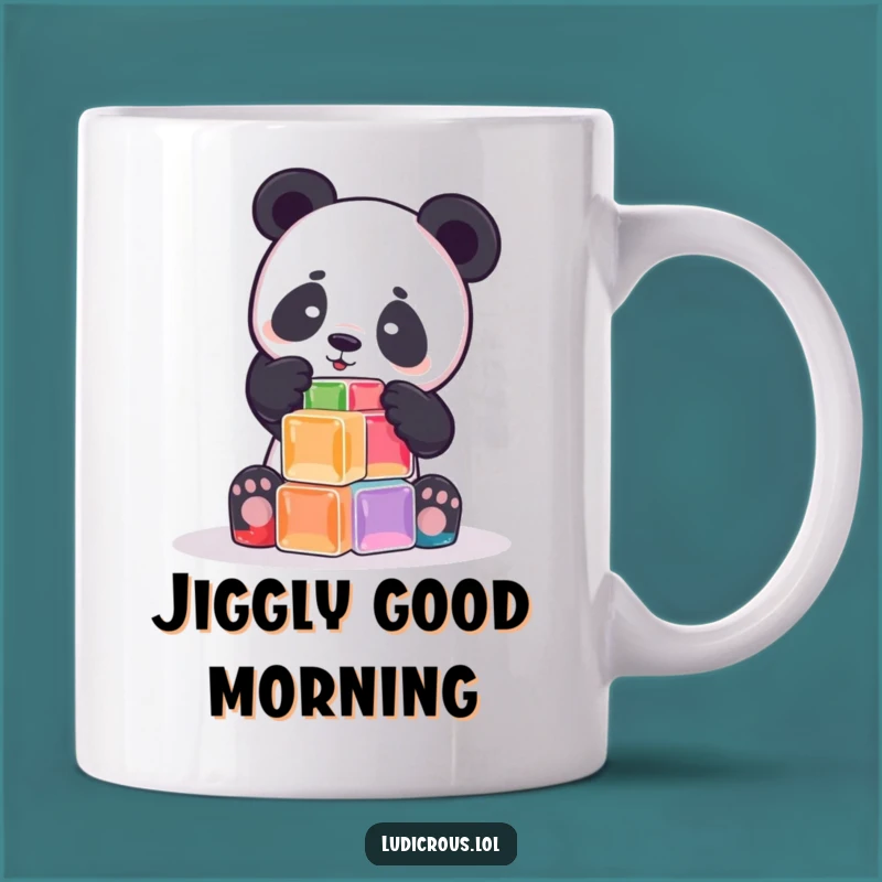 Funny Panda Jell-O Mug: Hilarious Dessert Builder Gift for Fun Lovers
