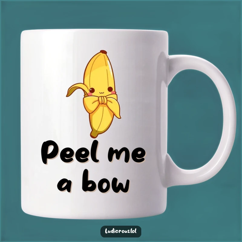 Funny Banana Bow Mug: A Curious Peel's Hilarious Gift Attempt