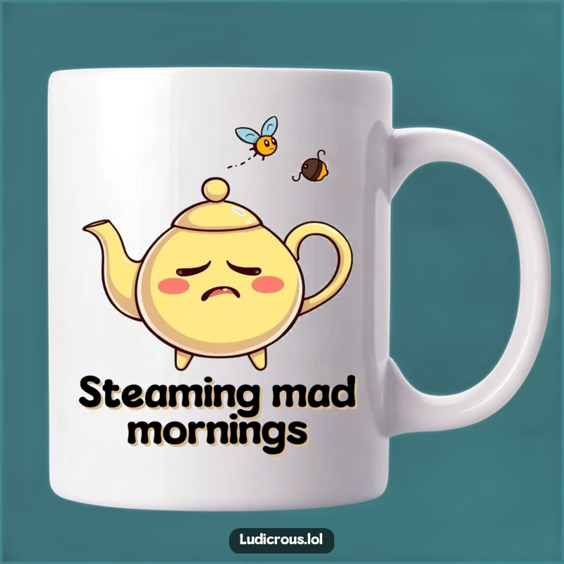 Funny Nervous Teapot Mug - Hilarious Gift for Tea Lovers & Anxious Friends!