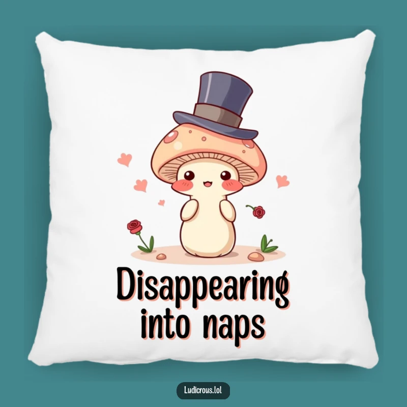 Funny Mushroom Magician Pillow: Snuggle Up with Enchanting Comfort