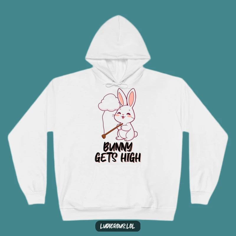 Cozy Funny Rabbit Hoodie - Warm & Whimsical Cloud Reach Gift!