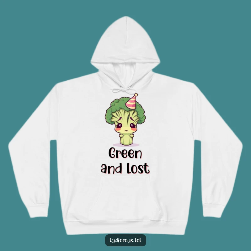 Funny Broccoli Party Hoodie: Cozy & Quirky, Ideal Funny Gift Choice