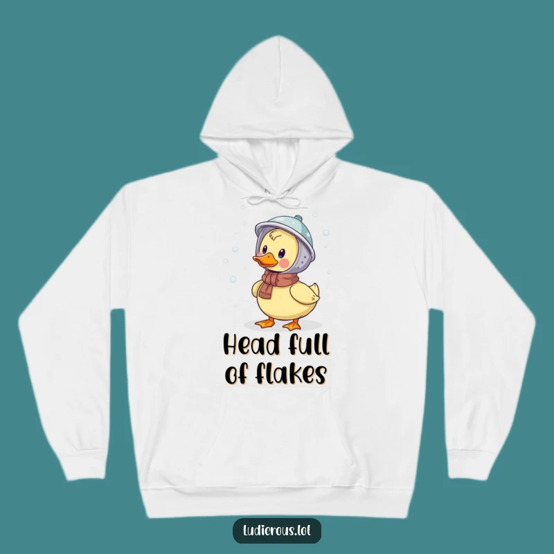 Funny Duck Colander Hoodie: Cozy Up with Hilarious Winter Warmth and Style