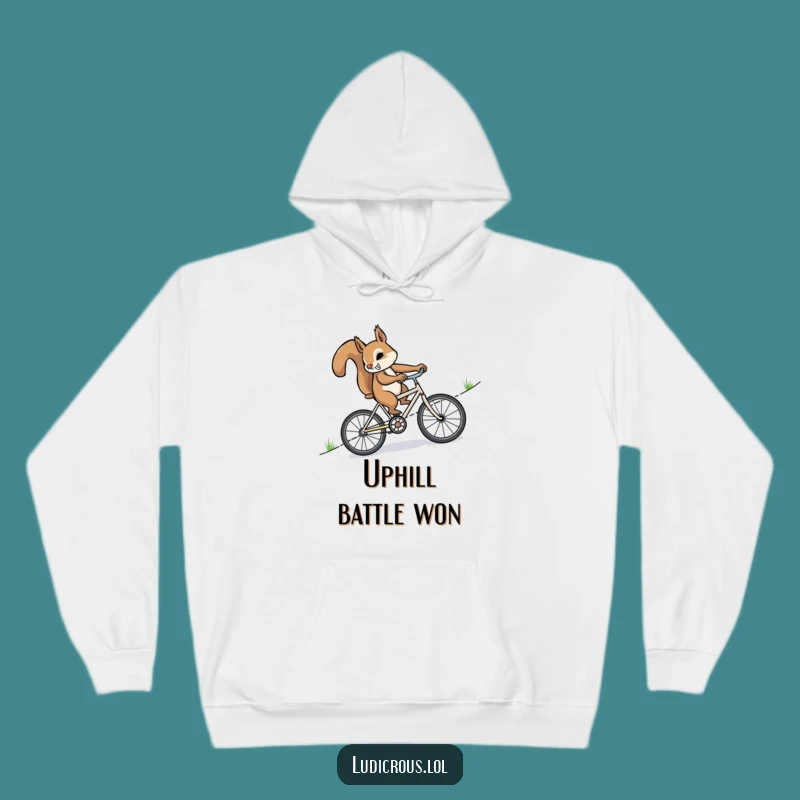 Funny Squirrel Bike Hoodie: Cozy Motivation, Awesome Funny Gift Idea