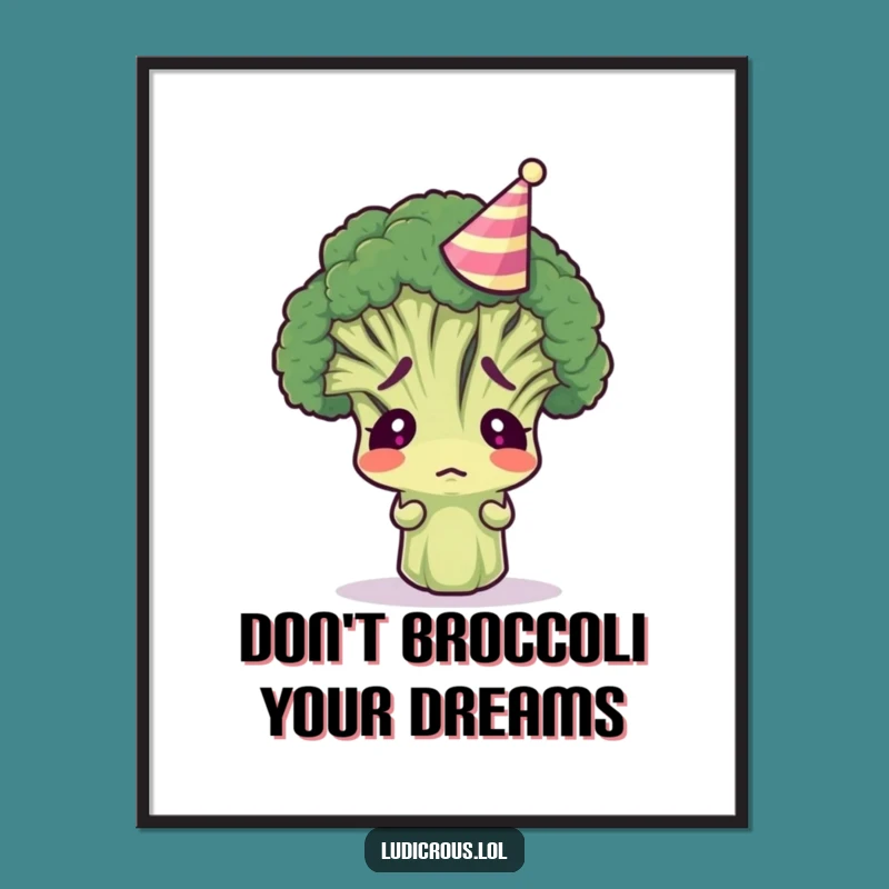 Free Printable Broccoli Art: Funny Downloadable Decor for Quirky Spaces