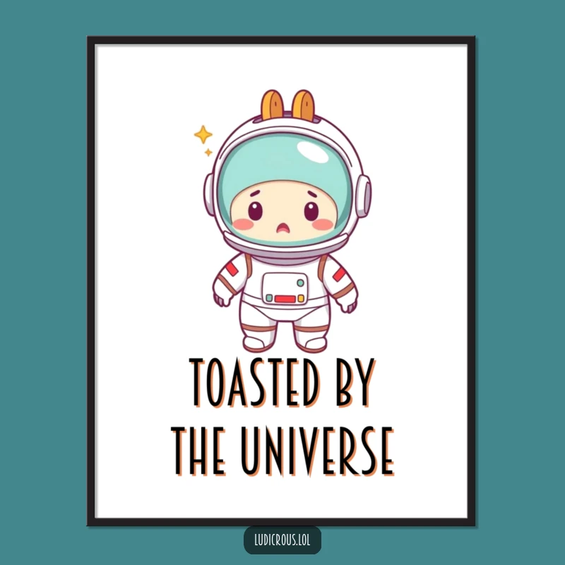 Free Printable Astronaut Art - Toaster Head Surprise, Hilarious Downloadable Decor!