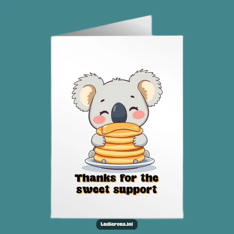 Free Printable Koala Thank You Card - Adorable Downloadable Gift of Gratitude