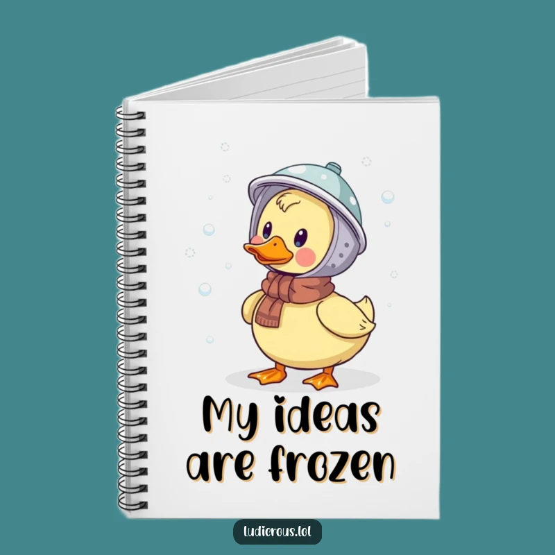Funny Duck Journal: Capture Your Funny Thoughts with Snowy Charm