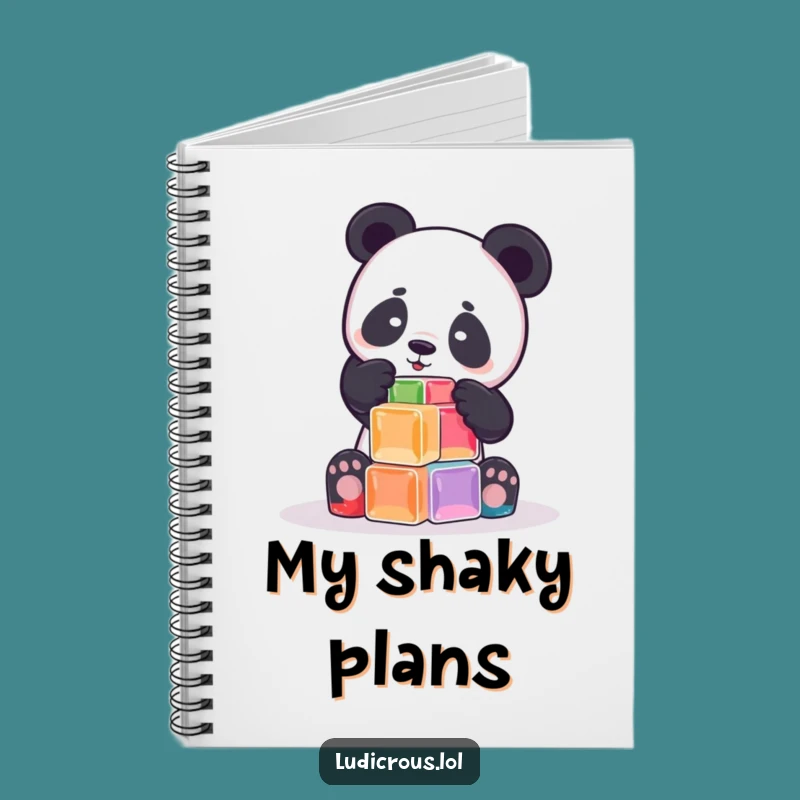 Funny Panda Jell-O Notebook: Jot Down Sweet Ideas