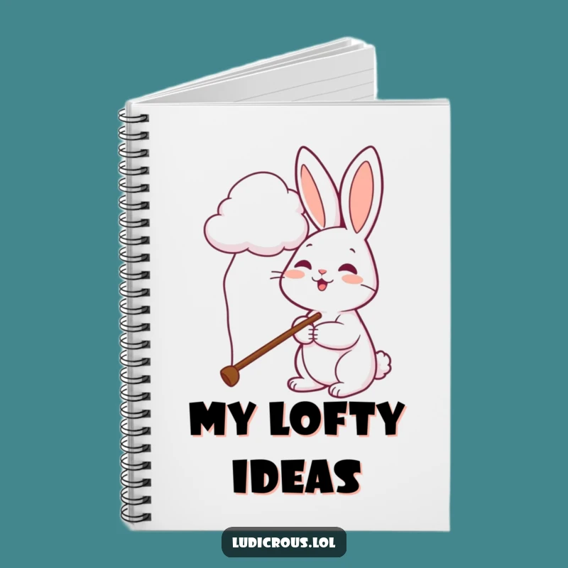 Funny Rabbit Notebook - Jot Down Cloud Ideas!