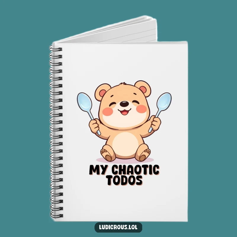 Funny Bear Cub Juggling Notebook - Jot Down Your Best Efforts, The Perfect Funny Gift