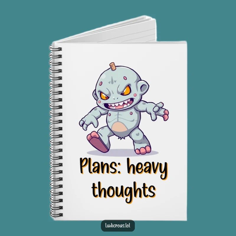 Funny Golem Skipping Notebook - Plan Your Big Moves Funny Gift
