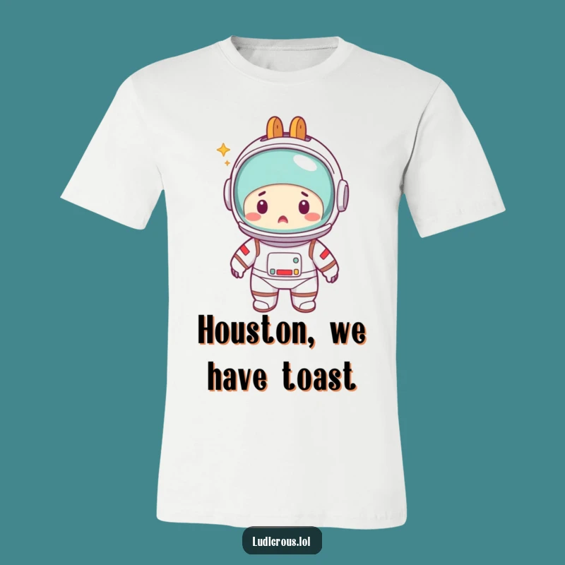 Funny Astronaut T-Shirt: Toaster Head Mishap, Hilarious Space Tee Gift