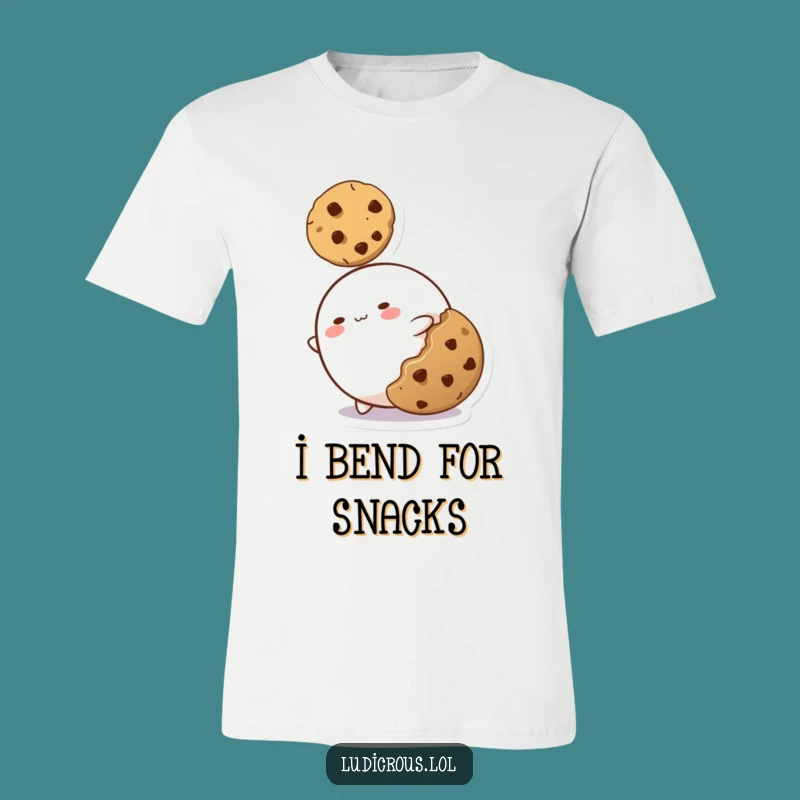 Funny Blob T-Shirt: Stretch Your Limits for Cookies - A Hilarious Tee