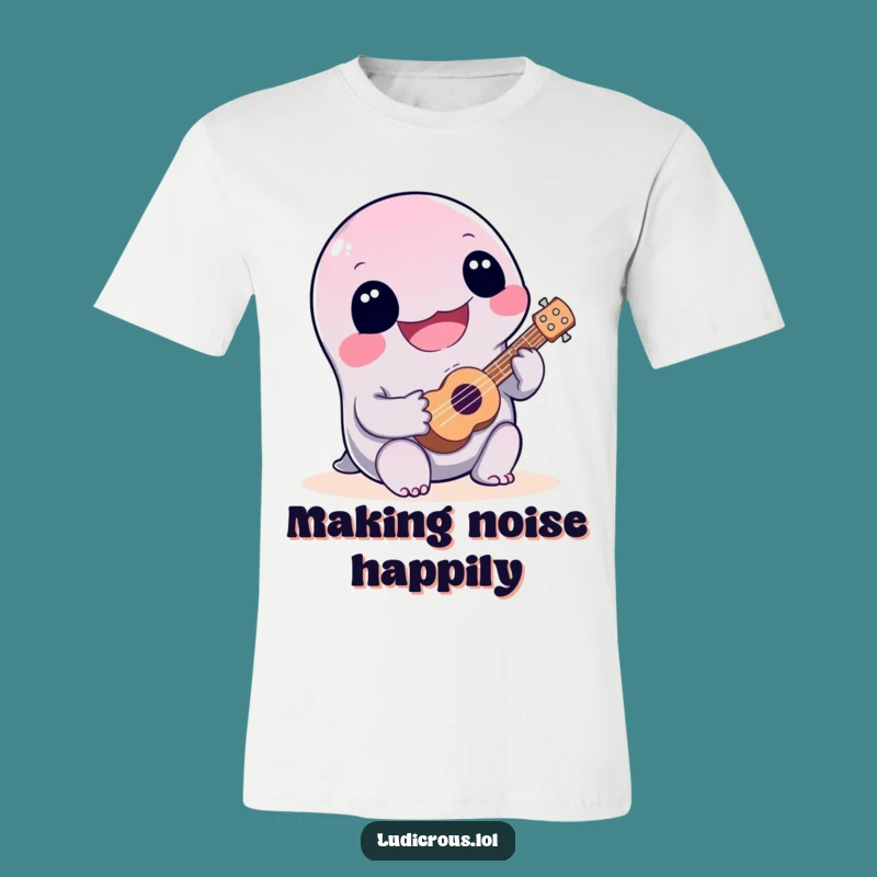 Funny Slime Ukulele T-Shirt: Wear Your Joyful Discord with Hilarious Style!